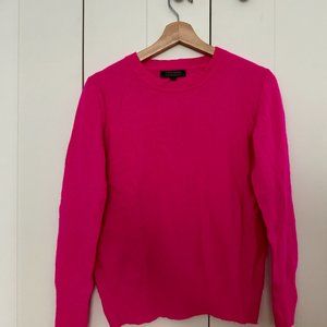 Banana Republic Hot Pink Merino Wool Sweater